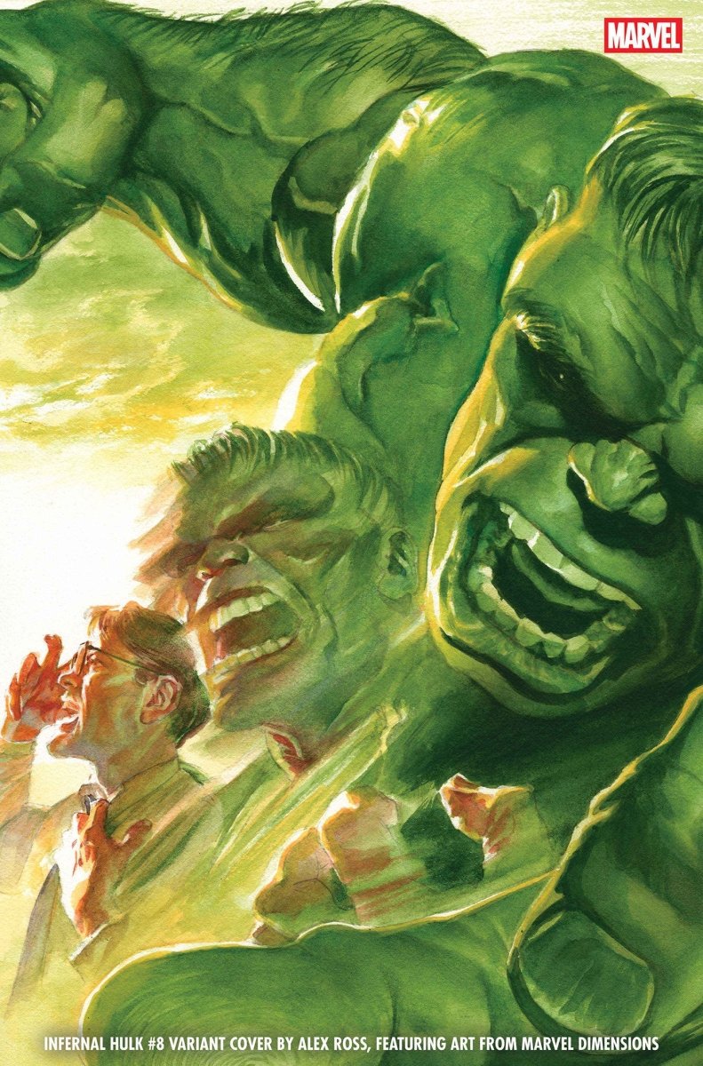 Infernal Hulk 8 Alex Ross Marvel Dimensions Variant - Walt's Comic Shop