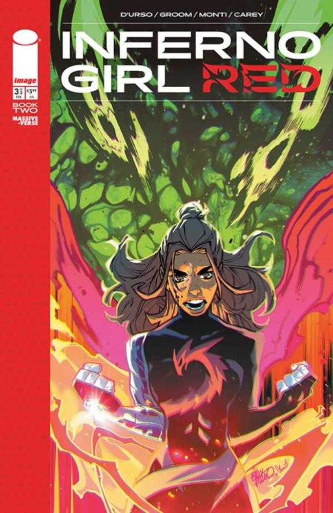 Inferno Girl Red Book Two 3 (Of 3) Cover A Erica Durso - Walt's Comic Shop
