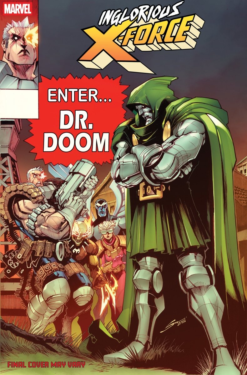 Inglorious X Force 3 Gerardo Sandoval Doom Homage Variant - Walt's Comic Shop