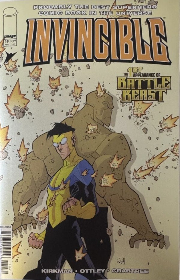 Invincible 19 Ryan Ottley Battle Beast Blind Bag Foil Rare Variant - Walt's Comic Shop