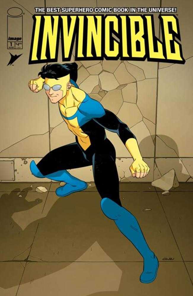 Invincible Foil Edition 1 Reprint Cover B Cory Walker & Dave Mccaig Variant *one per customer* - Walt's Comic Shop