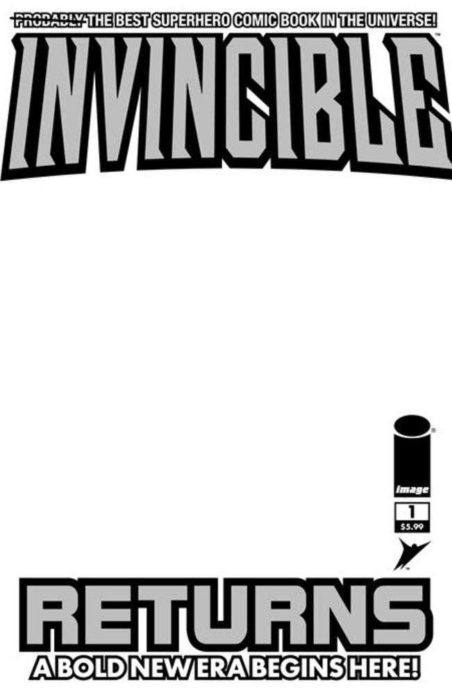 Invincible Returns Facsimile Edition 1 Cover D Blank Sketch Variant *one copy per customer* - Walt's Comic Shop