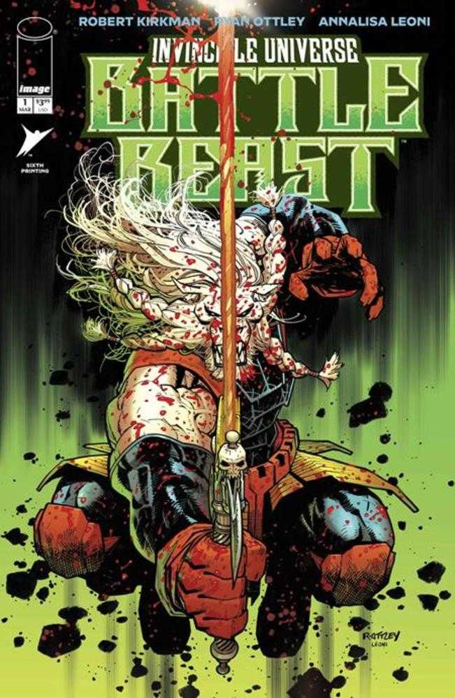 Invincible Universe Battle Beast 1 6 Th Printing - Walt's Comic Shop
