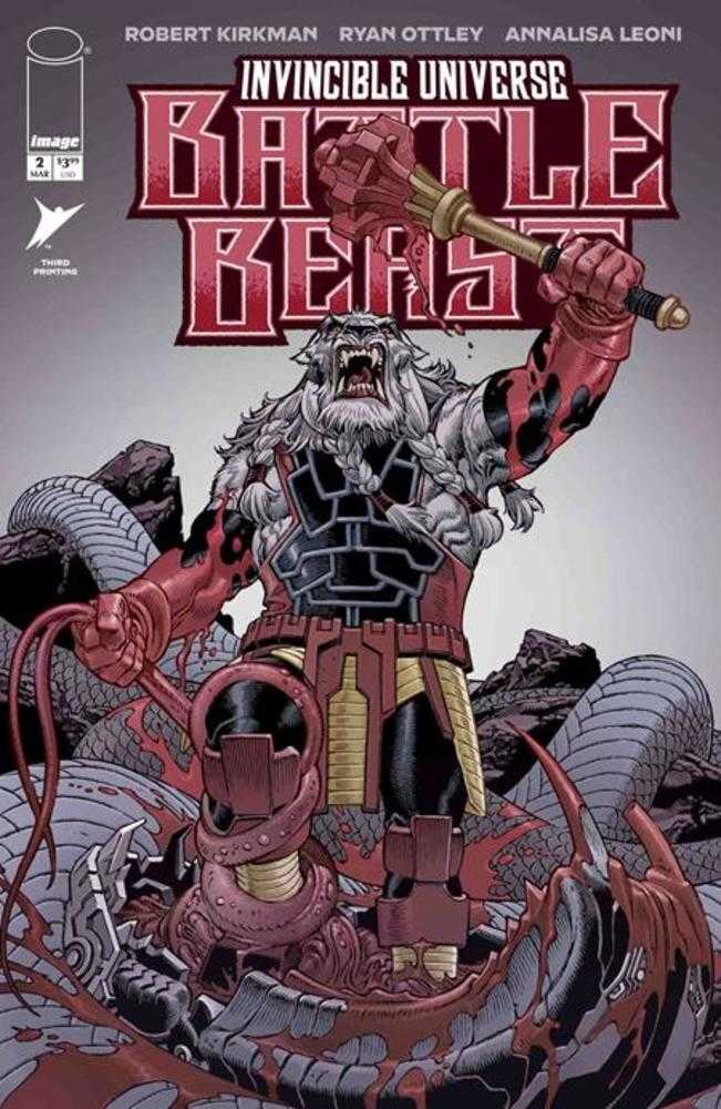 Invincible Universe Battle Beast 2 3rd Printing - Walt's Comic Shop