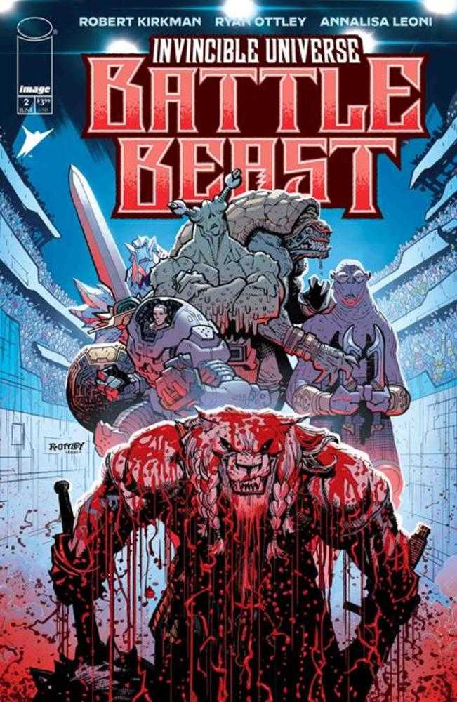 Invincible Universe Battle Beast 2 Cover A Ryan Ottley & Annalisa Leoni - Walt's Comic Shop