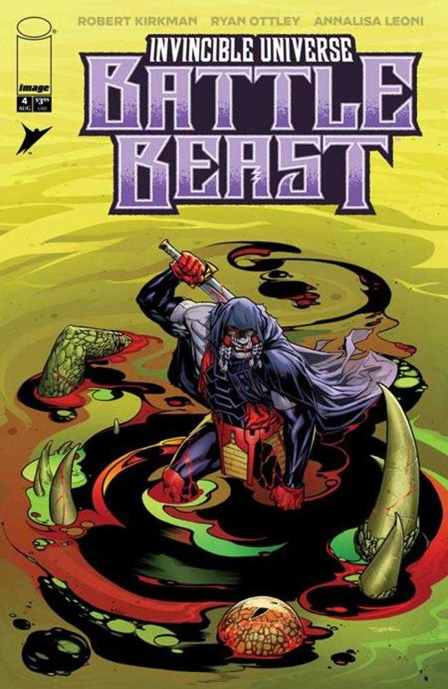 Invincible Universe Battle Beast 4 Cover B Ryan Sook Variant - Walt's Comic Shop