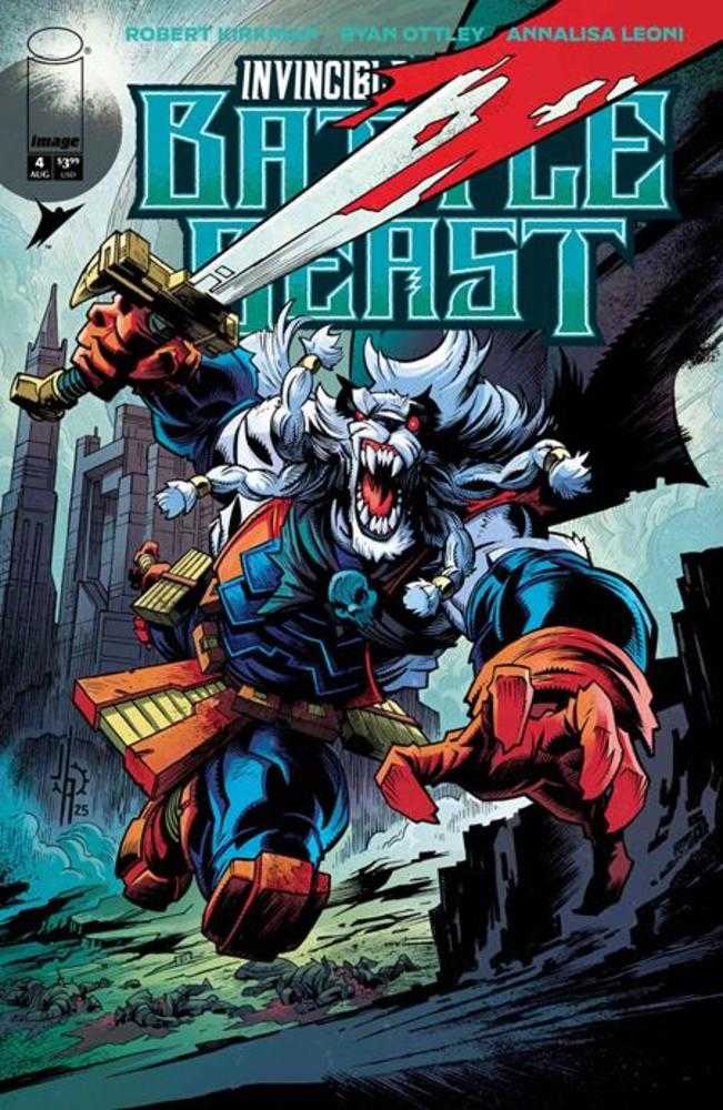 Invincible Universe Battle Beast 4 Cover D Jason Howard 1:25 Ratio Variant - Walt's Comic Shop