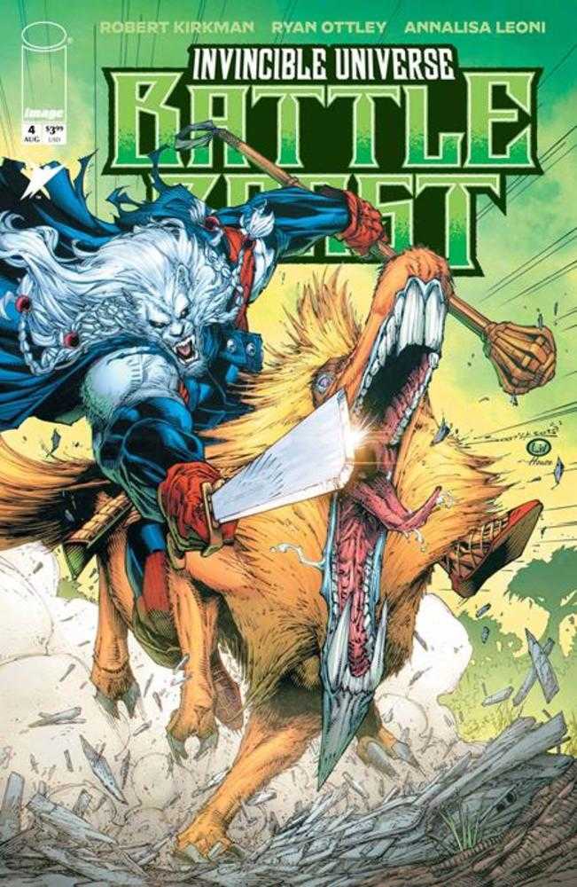 Invincible Universe Battle Beast 4 Cover E Brett Booth & John Livesay 1:50 Ratio Variant - Walt's Comic Shop