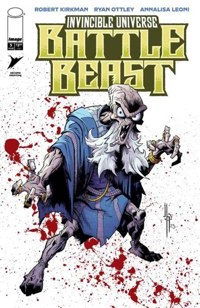 Invincible Universe Battle Beast 5 2nd Printing - Walt's Comic Shop