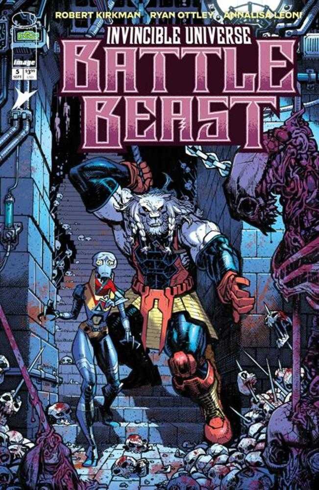 Invincible Universe Battle Beast 5 Cover A Ryan Ottley & Annalisa Leoni - Walt's Comic Shop