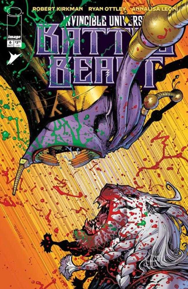 Invincible Universe Battle Beast 6 Cover A Ryan Ottley & Annalisa Leoni - Walt's Comic Shop