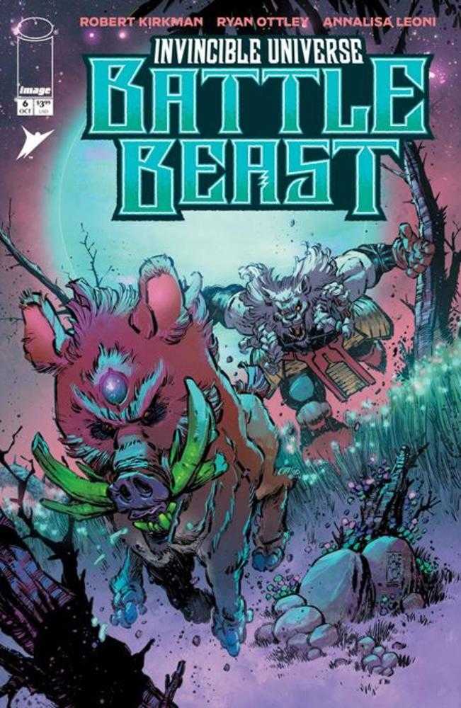 Invincible Universe Battle Beast 6 Cover E Jorge Corona & Mike Spicer 1:50 Ratio Variant - Walt's Comic Shop