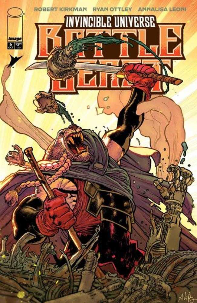 Invincible Universe Battle Beast 6 Cover F Andrei Bressan & Adriano Lucas 1:100 Ratio Variant - Walt's Comic Shop