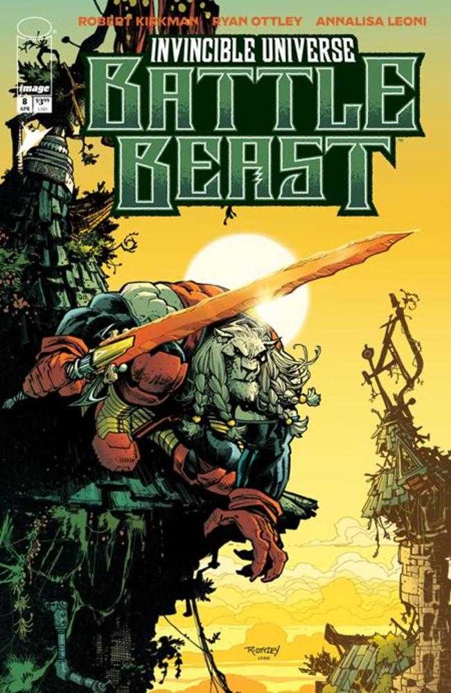 Invincible Universe Battle Beast 8 Cover A Ryan Ottley & Annalisa Leoni - Walt's Comic Shop