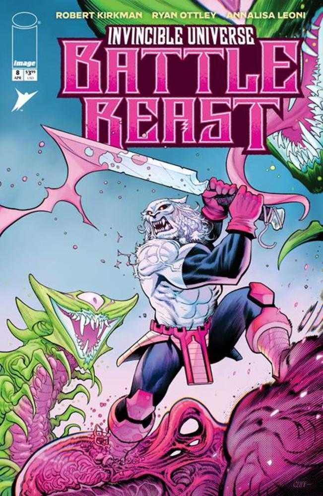 Invincible Universe Battle Beast 8 Cover D Cliff Rathburn 1:25 Ratio Variant - Walt's Comic Shop