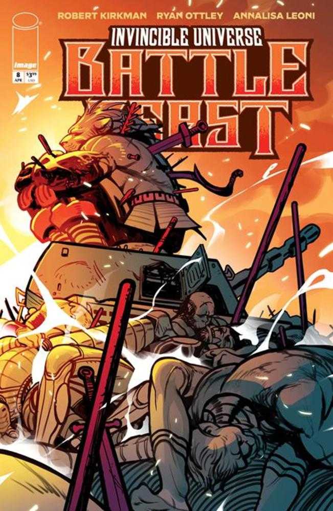 Invincible Universe Battle Beast 8 Cover E Baldemar Rivas 1:50 Ratio Variant - Walt's Comic Shop