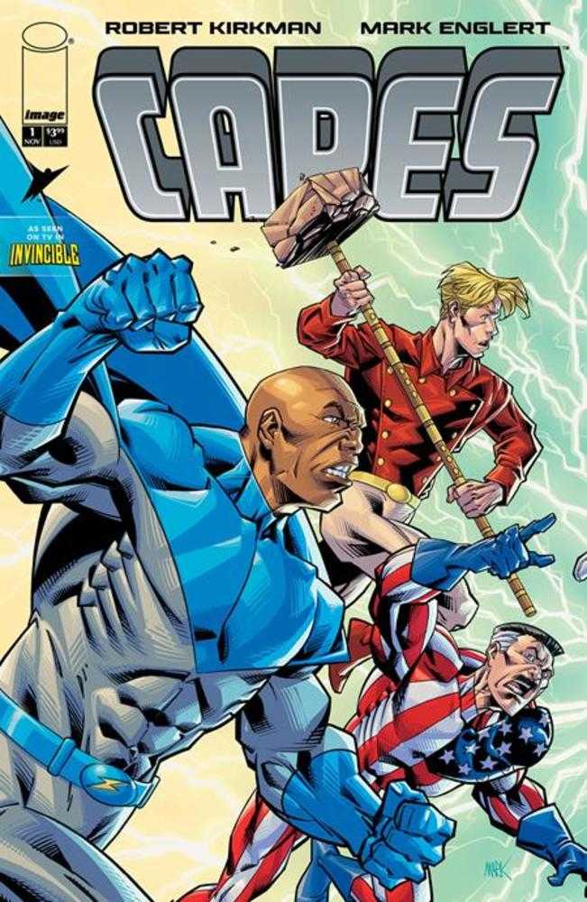 Invincible Universe Capes 1 Cover B Mark Englert Variant - Walt's Comic Shop
