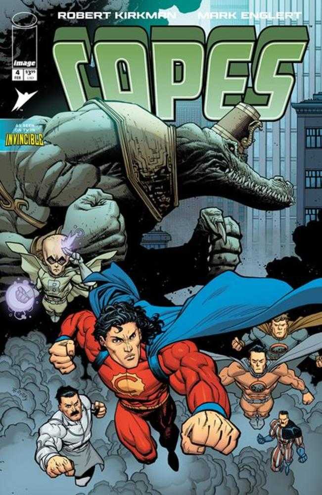 Invincible Universe Capes 4 Cover A Ryan Ottley & Dave Mccaig - Walt's Comic Shop