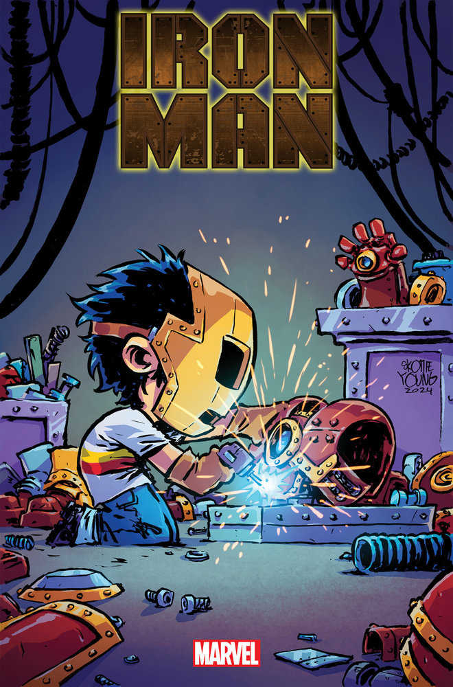 Iron Man #1 Skottie Young Variant - Walt's Comic Shop