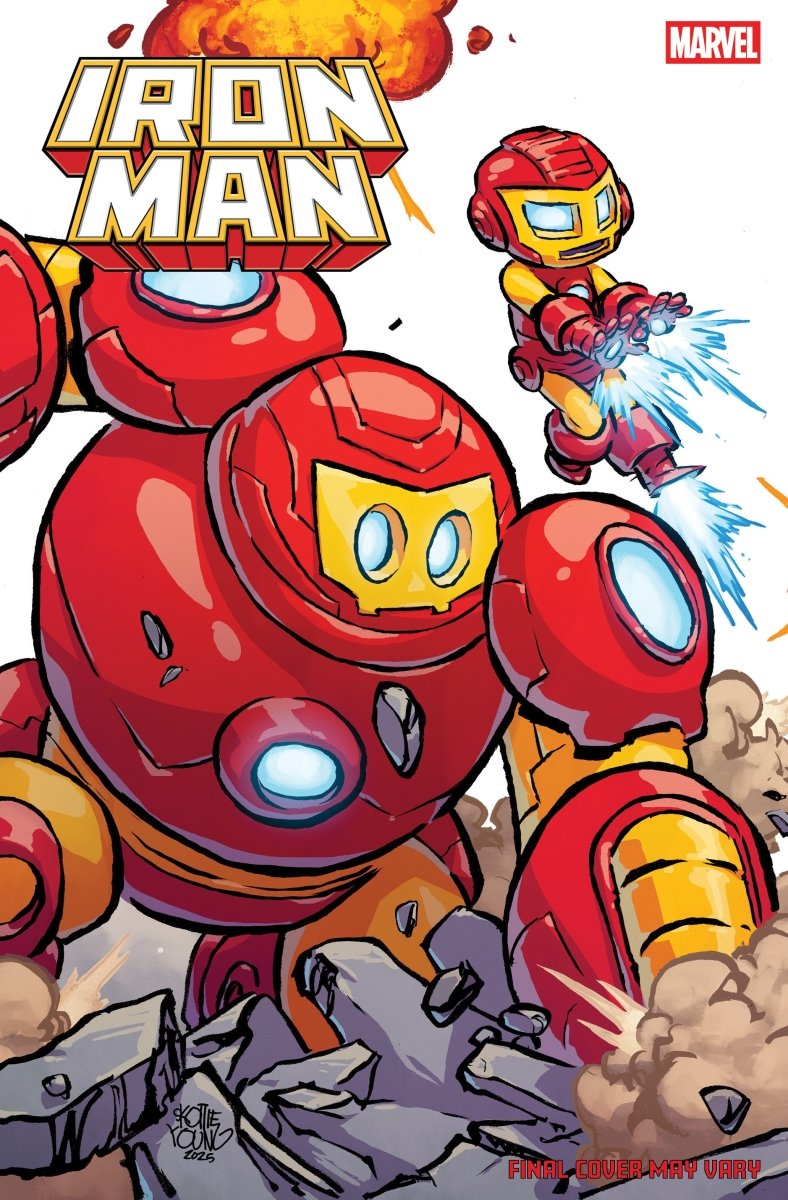 Iron Man 3 Skottie Young 4 Part Connecting Variant - Walt's Comic Shop