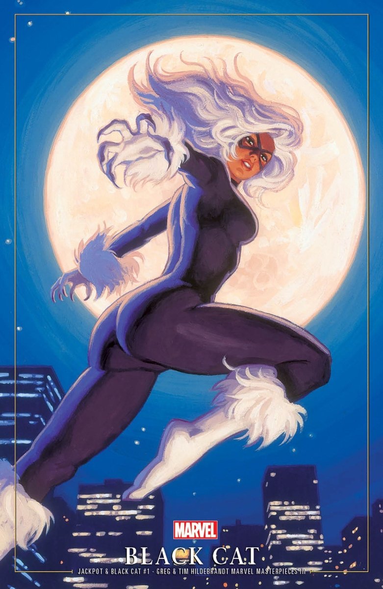 Jackpot & Black Cat #1 Greg And Tim Hildebrandt Black Cat Marvel Masterpieces III Variant - Walt's Comic Shop