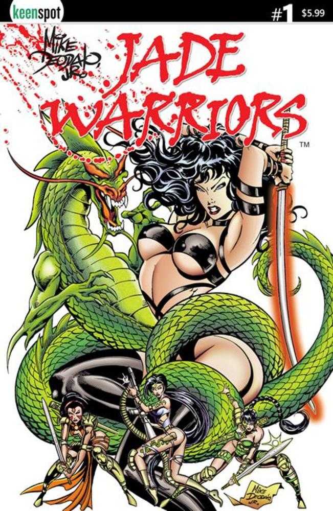 Jade Warriors 1 Cover B Mike Deodato Dragon Hunters Variant - Walt's Comic Shop