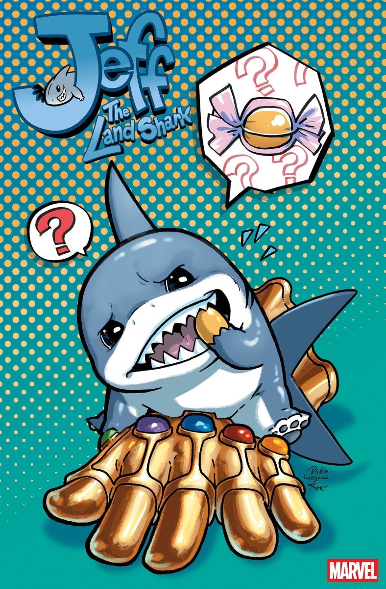 Jeff The Landshark 1 Rickie Yagawa Foil Variant - Walt's Comic Shop