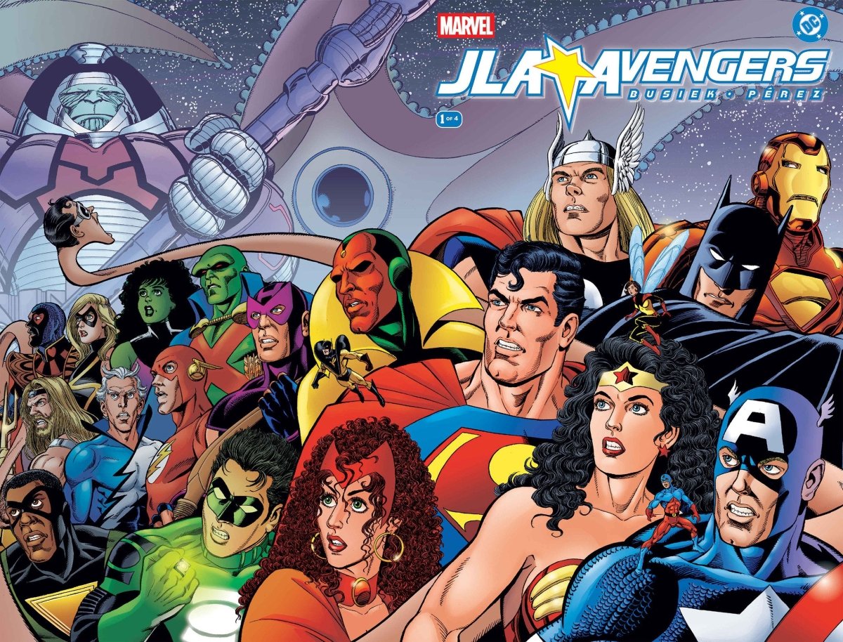 JLA/Avengers 1 Facsimile Edition Wraparound Cover - Walt's Comic Shop