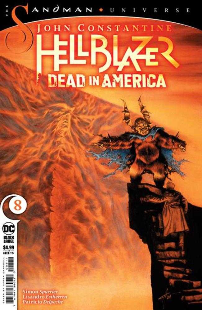 John Constantine Hellblazer Dead In America #8 (Of 11) Cover A Aaron Campbell (Mature) - Walt's Comic Shop