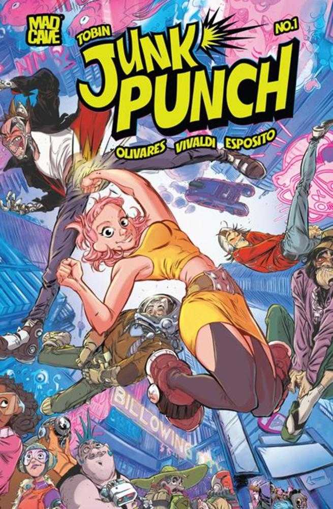 Junk Punch 1 (Of 5) Cover A Carlos Javier Olivares (Mature) - Walt's Comic Shop