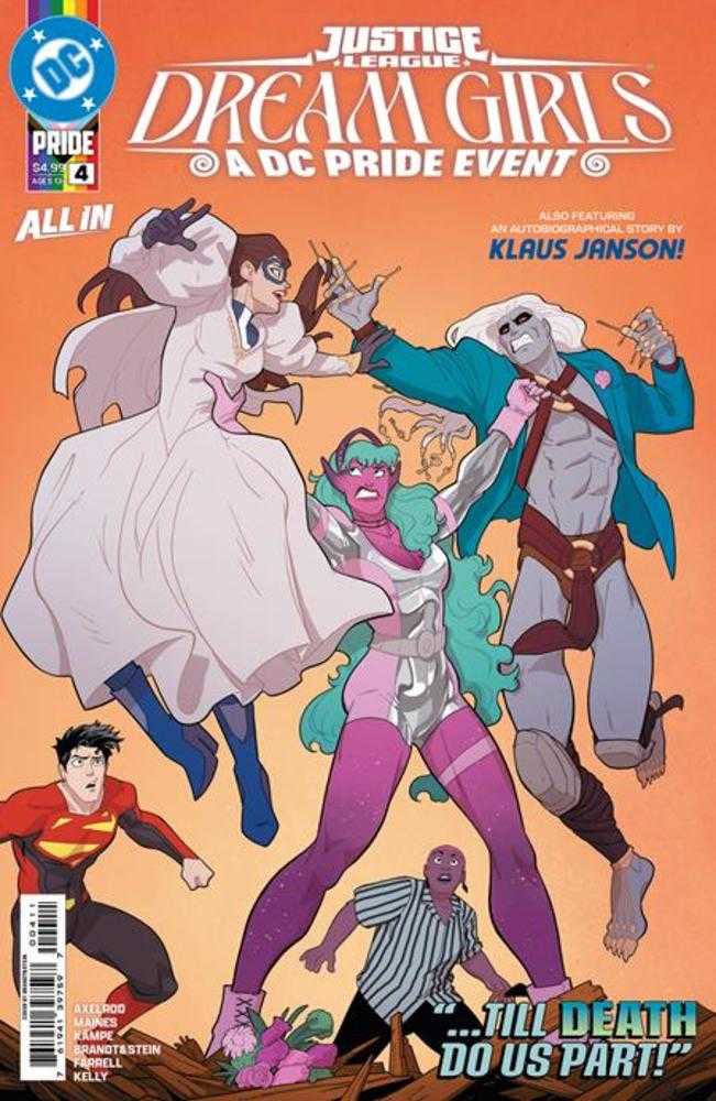 Justice League Dream Girls A DC Pride Event 4 (Of 4) Cover A Brandt&Stein - Walt's Comic Shop
