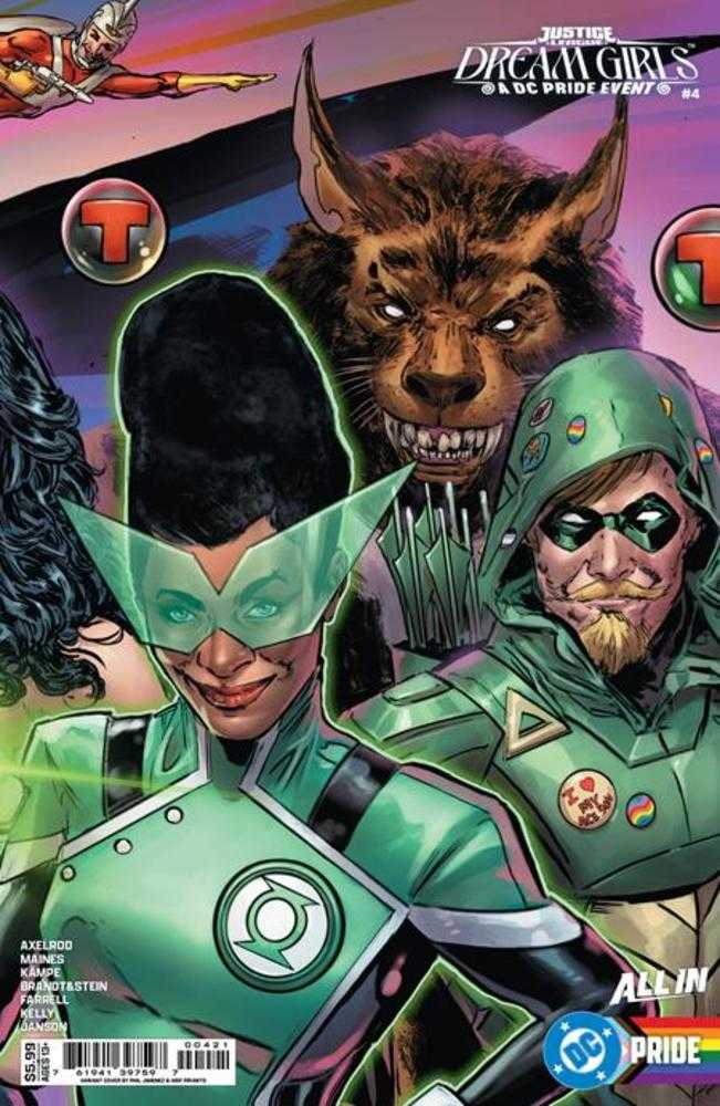 Justice League Dream Girls A DC Pride Event 4 (Of 4) Cover B Phil Jimenez Connecting Card Stock Variant - Walt's Comic Shop