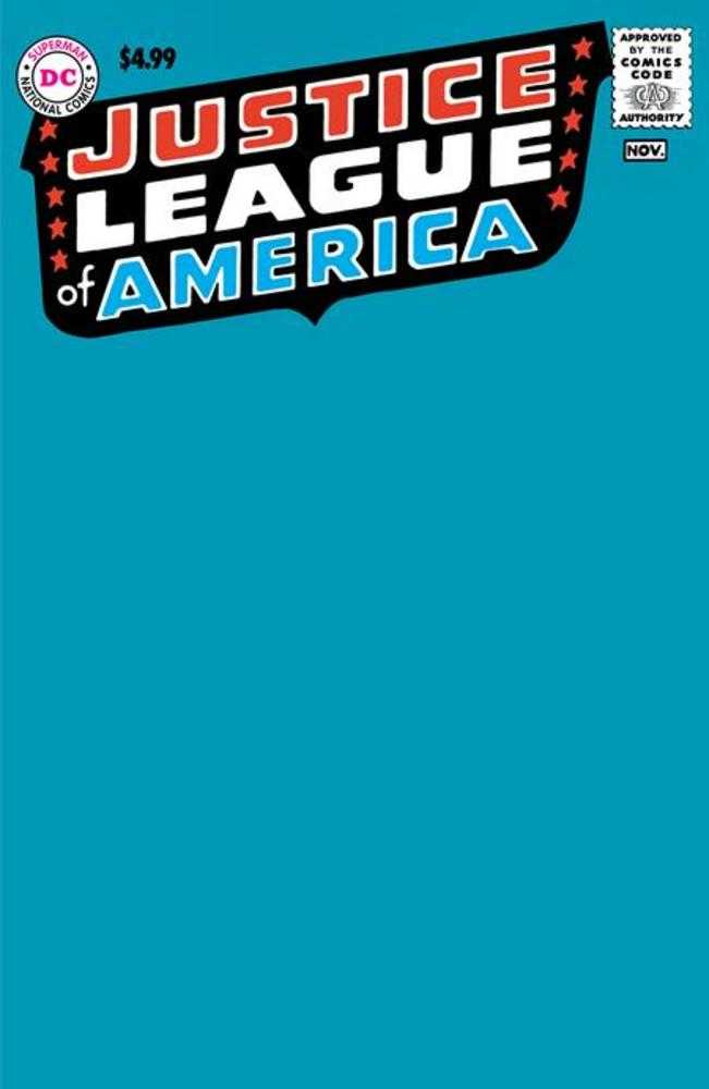 Justice League Of America #1 Facsimile Edition Cover C Blank Variant - Walt's Comic Shop