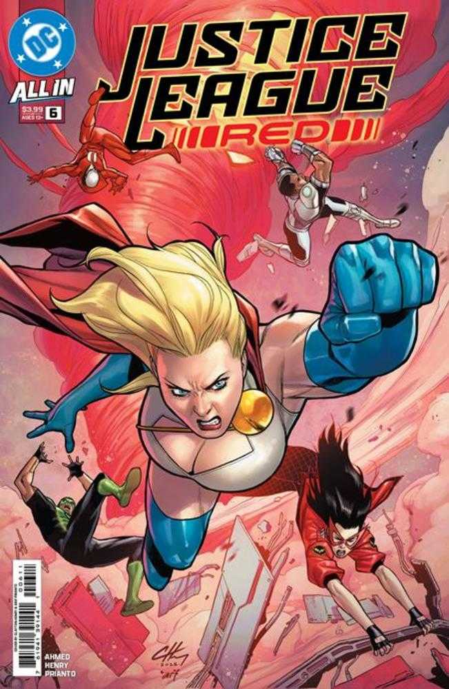 Justice League Red 6 (Of 6) Cover A Clayton Henry - Walt's Comic Shop
