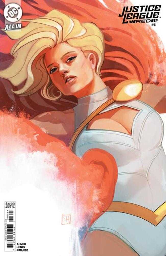 Justice League Red 6 (Of 6) Cover B Stephanie Hans Card Stock Variant - Walt's Comic Shop