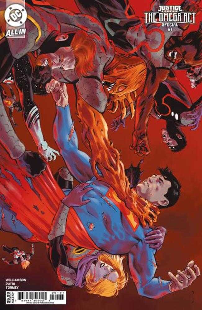 Justice League The Omega Act Special 1 (One Shot) Cover C Fernando Blanco Card Stock Variant (DC K.O.) - Walt's Comic Shop