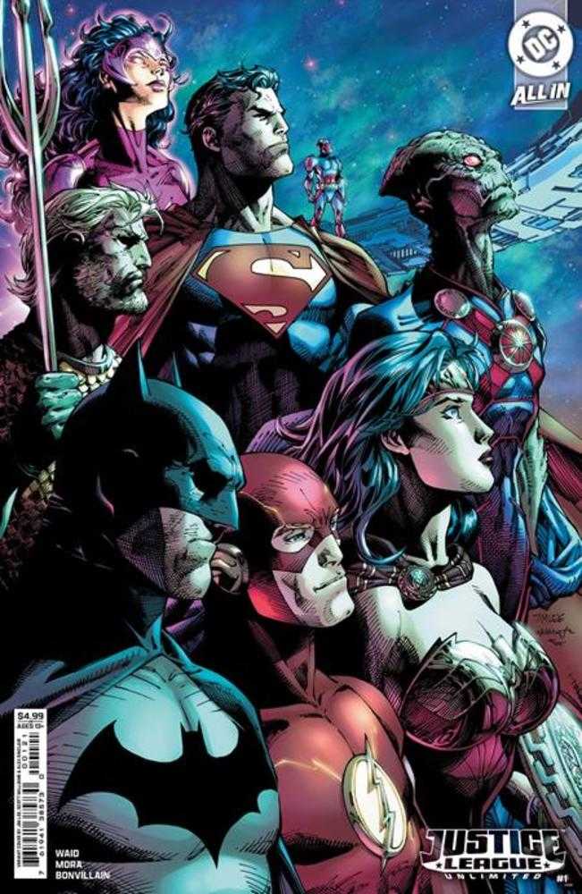 Justice League Unlimited #1 Cover B Jim Lee Card Stock Variant - Walt's Comic Shop