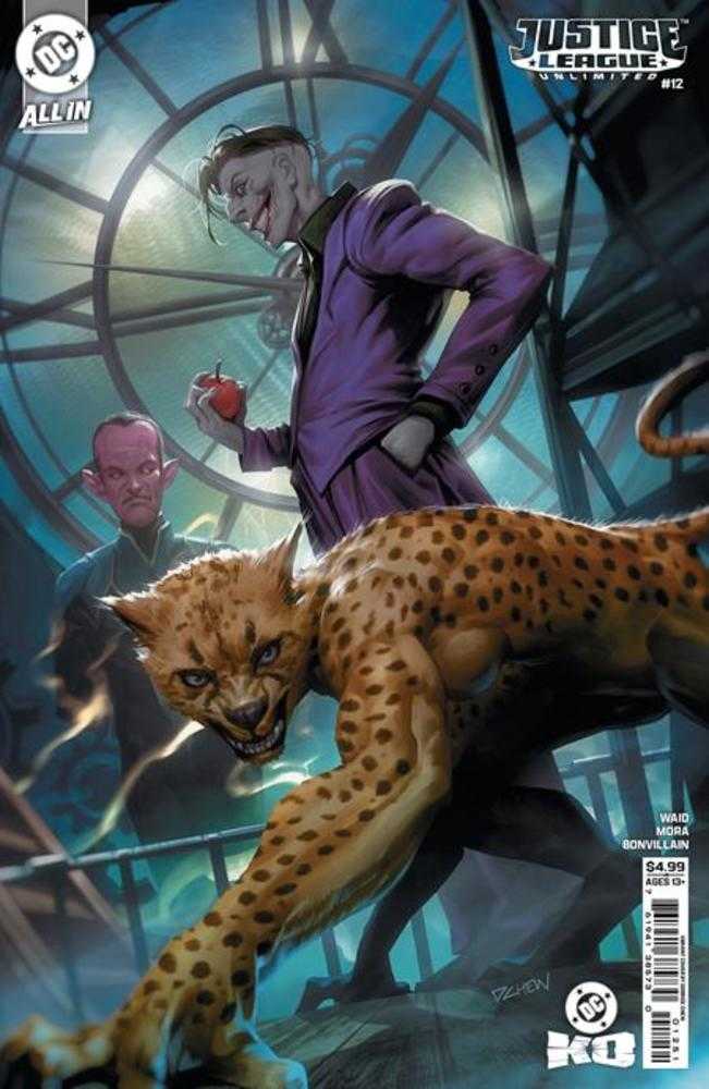 Justice League Unlimited 12 Cover C Derrick Chew Card Stock Variant (DC K.O.) - Walt's Comic Shop