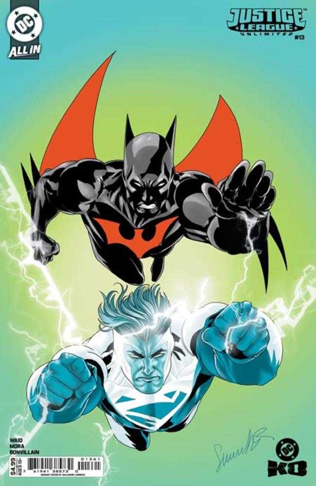 Justice League Unlimited 13 Cover E Salvador Larroca Card Stock Variant (DC K.O.) - Walt's Comic Shop