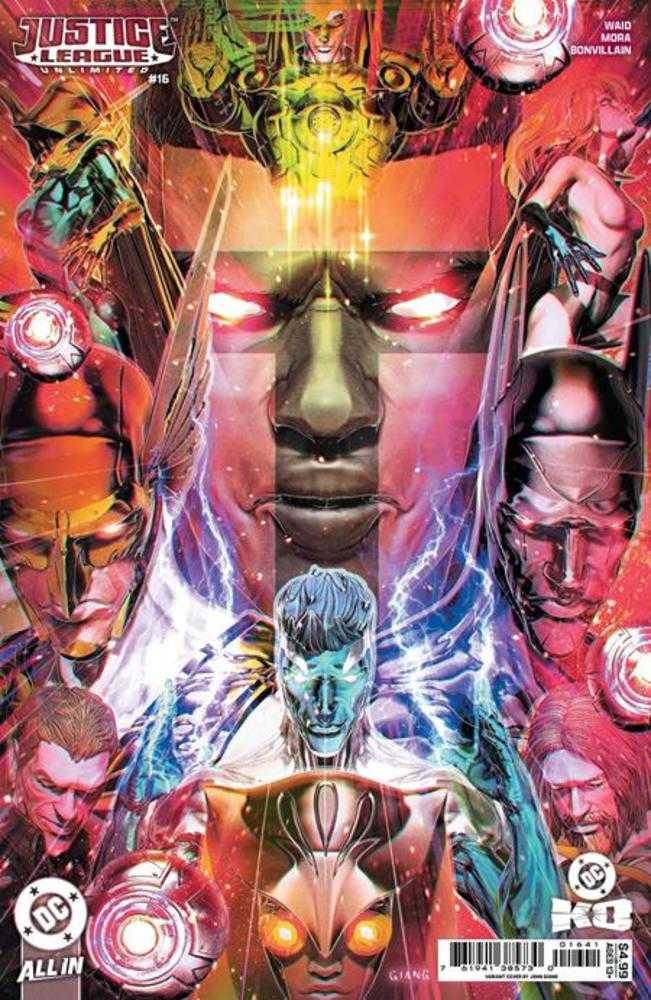 Justice League Unlimited 16 Cover E John Giang Card Stock Variant (DC K.O.) - Walt's Comic Shop