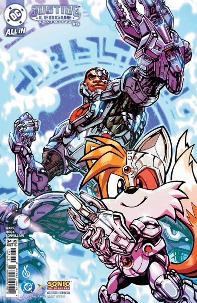 Justice League Unlimited 19 Cover F Carlos Danda DC X Sonic Card Stock Variant - Walt's Comic Shop