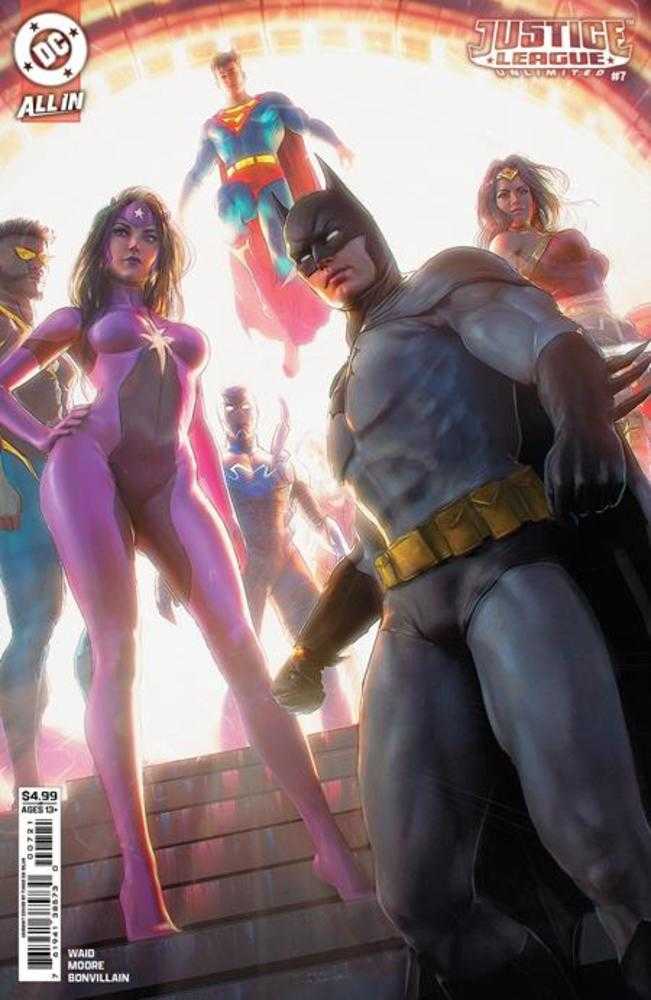 Justice League Unlimited 7 Cover B Tiago Da Silva Card Stock Variant (We Are Yesterday) - Walt's Comic Shop