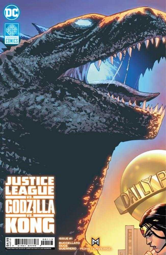 Justice League vs Godzilla vs Kong #1 Final Printing - Walt's Comic Shop