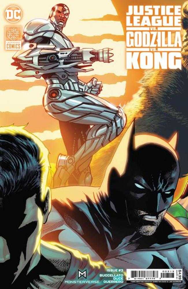 Justice League vs Godzilla vs Kong #3 Final Printing - Walt's Comic Shop