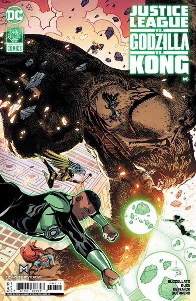 Justice League vs Godzilla vs Kong #6 (Of 7) Cover A Drew Edward Johnson - Walt's Comic Shop