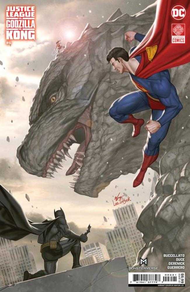 Justice League vs Godzilla vs Kong #6 (Of 7) Cover B Inhyuk Lee Card Stock Variant - Walt's Comic Shop