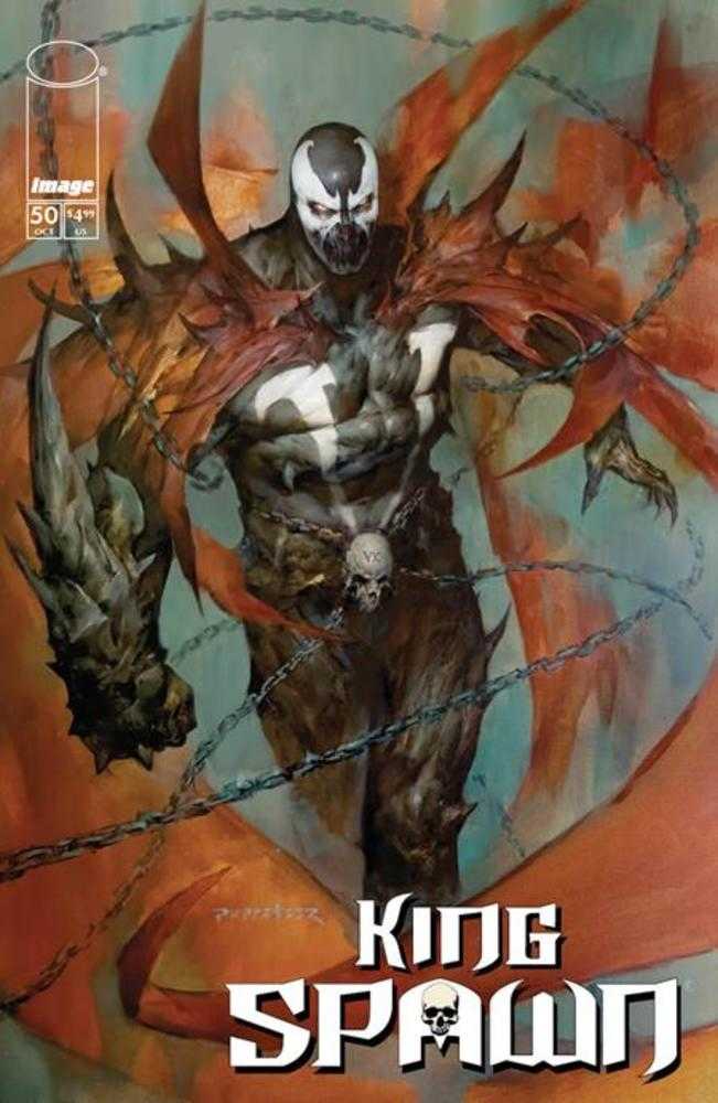 King Spawn 50 Cover B Puppeteer Lee Connecting Variant - Walt's Comic Shop