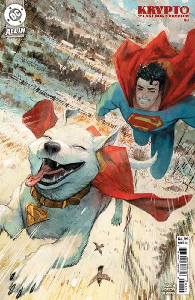Krypto The Last Dog Of Krypton 3 (Of 5) Cover B Niko Henrichon Card Stock Variant - Walt's Comic Shop