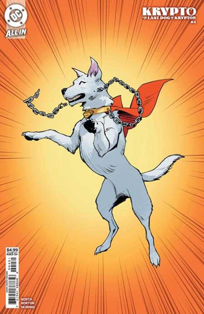 Krypto The Last Dog Of Krypton 4 (Of 5) Cover C Dan Mora Corner Box Card Stock Variant - Walt's Comic Shop