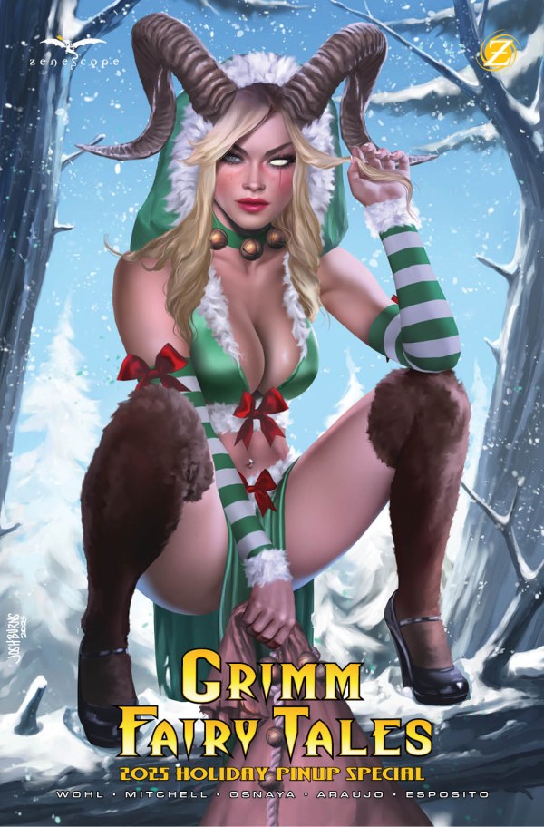 Grimm Fairy Tales 2025 Holiday Pinup Special   Cover C   Josh Burns